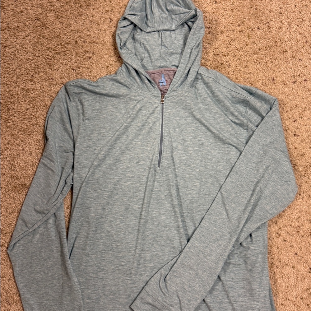 johnnie-O Featherweight Light Green Hoodie